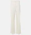 Tove Gabrielle Crêpe Wide-leg Pants In White