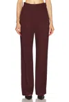Tove Gabrielle Trouser In Burgundy