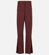 Tove Gabrielle Wide-leg Pants In Burgund