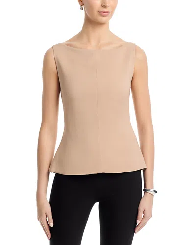 Tove Genni Viscose Sleeveless Top In Brown
