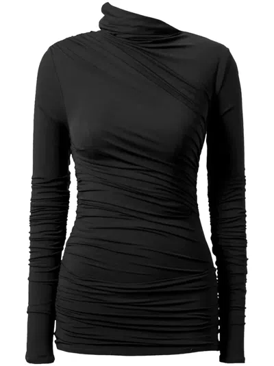 Tove High-neck Top In Black