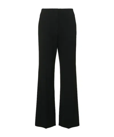 Tove High-waisted Stretch Casual Pants In Black