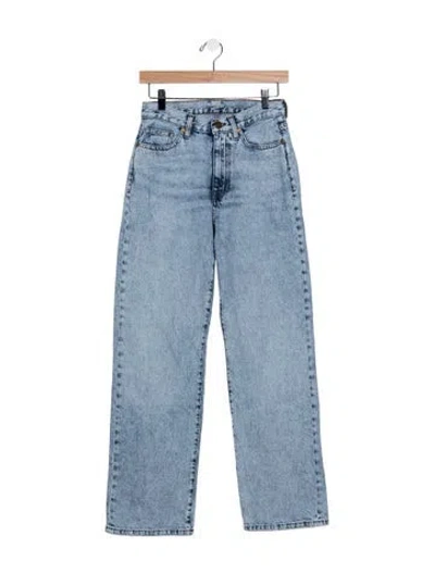 Pre-owned Tove High-rise Straight Leg Jeans In Blue