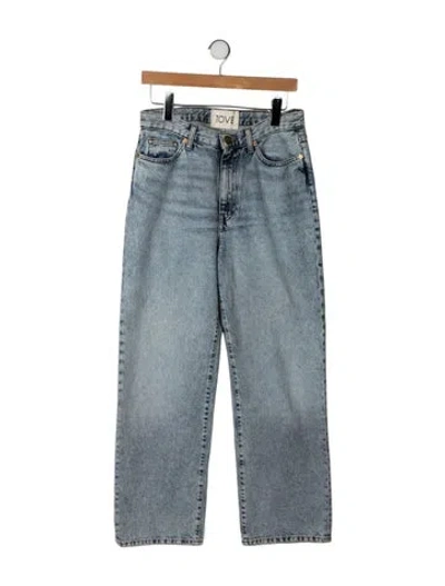 Pre-owned Tove High-rise Straight Leg Jeans In Blue
