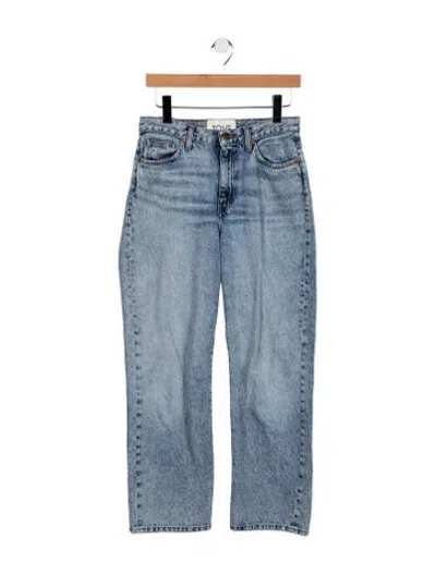 Pre-owned Tove High-rise Straight Leg Jeans In Blue