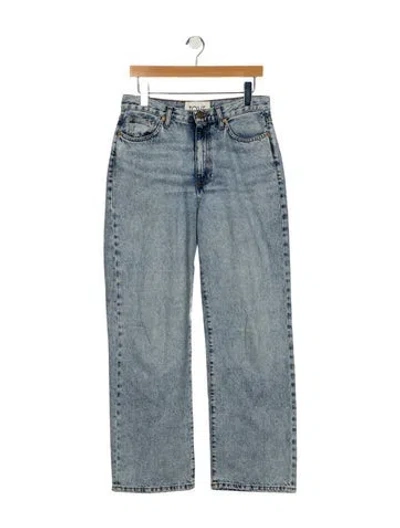 Pre-owned Tove High-rise Wide Leg Jeans In Blue