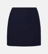 Tove Jeanette Virgin Wool Miniskirt In Black
