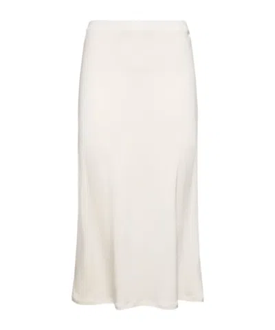 Tove Jersey Skirt In White