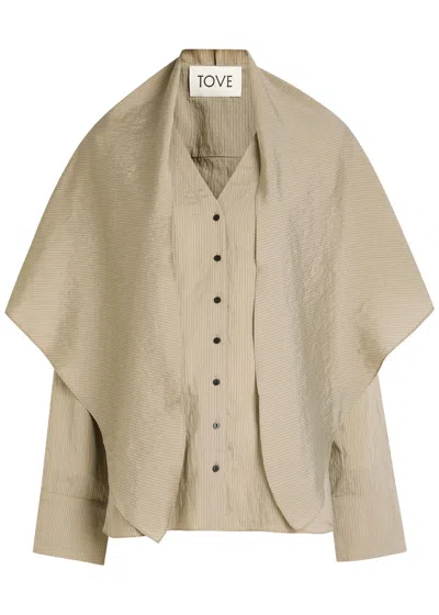 Tove Kiki Pinstriped Woven Shirt In Multi