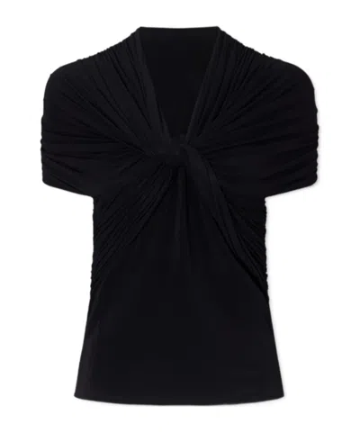 Tove Hadara Stretch-jersey Top In Black