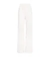 Tove Kaia Embroidered Wide-leg Pants In White