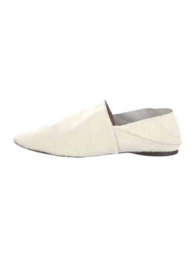 Pre-owned Tove Leather Loafers In Neutrals