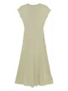 Tove Wool-silk Lenore Maxi Dress In Animal Print