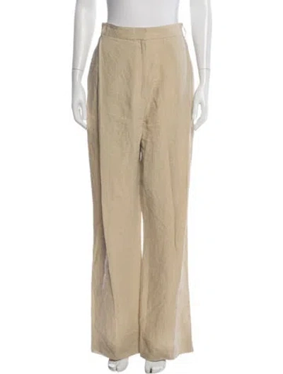 Pre-owned Tove Linen Wide Leg Pants In Neutrals