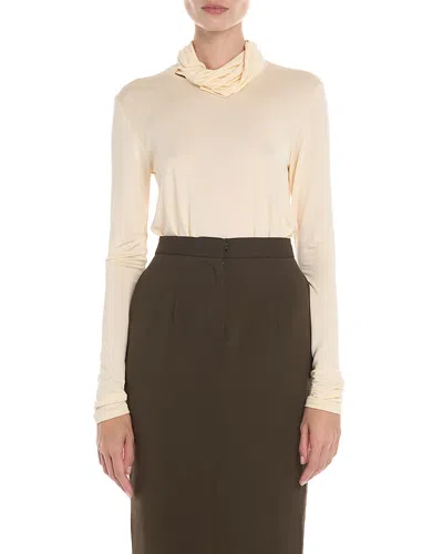 Tove Lisette Jersey Top In Neutral