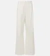 TOVE LIZA HIGH-RISE COTTON WIDE-LEG PANTS