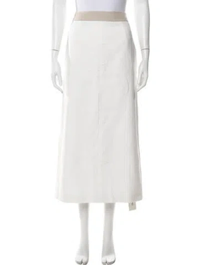 Pre-owned Tove Long Skirt W/ Tags In White
