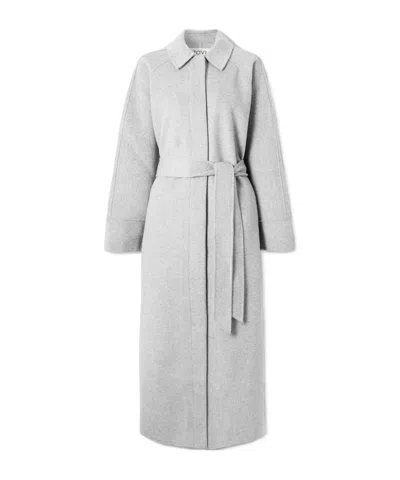 Tove Long-sleeved Coat In Gray