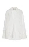 Tove Luisa Cotton Top In White
