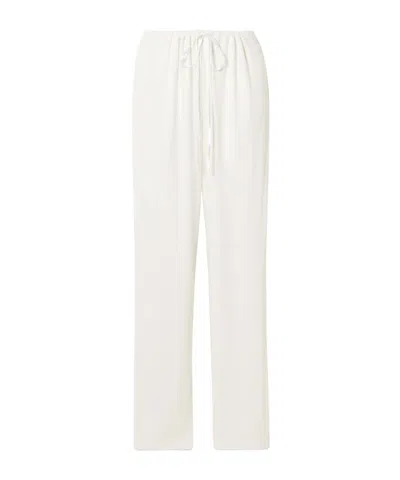 Tove Mai Straight-leg Casual Pants In White