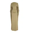 Tove Malena Cape Maxi Dress In Green
