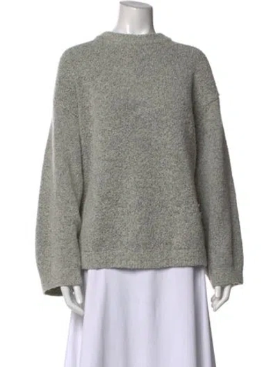 Pre-owned Tove Merino Wool Crew Neck Sweater In Grey