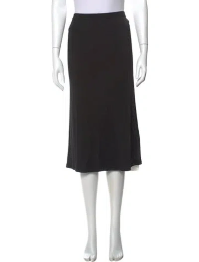 Pre-owned Tove Midi Length Skirt In Black