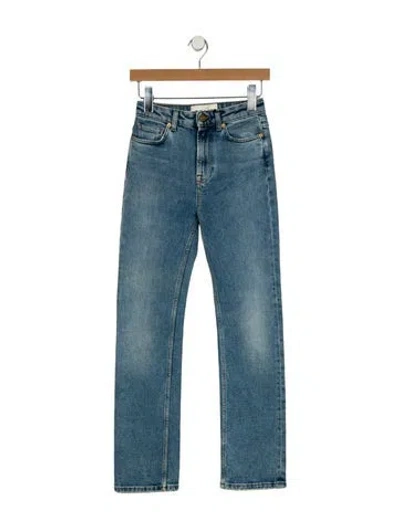 Pre-owned Tove Mid-rise Straight Leg Jeans W/ Tags In Blue