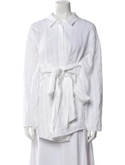 Pre-owned Tove Mini Dress In White