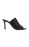 Tove Sarette Leather Mules In Black