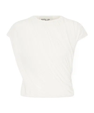 Tove Murle Pleated Shirt In White