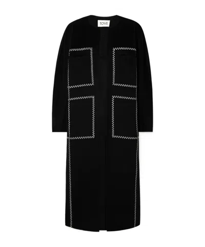 Tove Noelle Coat In Black