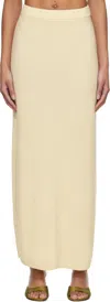 Shop Tove Off-white Nellie Maxi Skirt In Cream