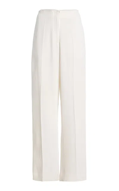 Tove Oran Crepe Trousers In White
