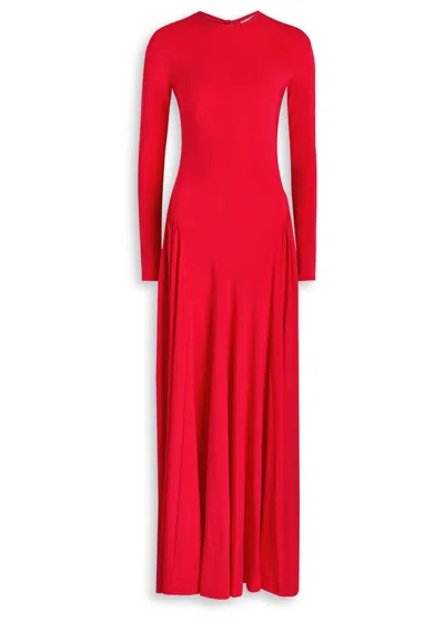 Tove Orea Gathered Stretch-jersey Maxi Dress