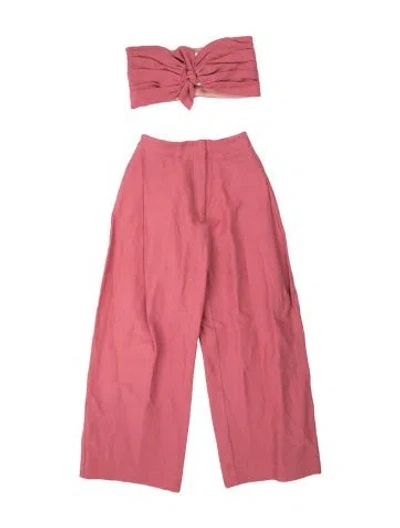 Pre-owned Tove Pant Set In Pink