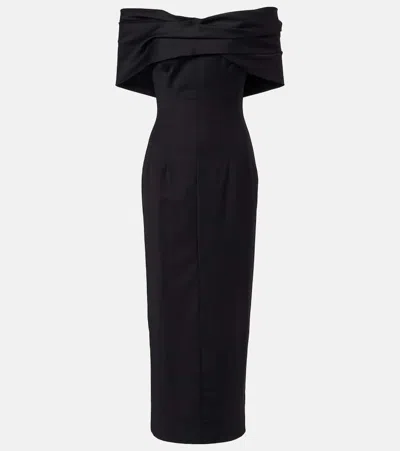 Tove Perrine Wool Maxi Dress In Multi