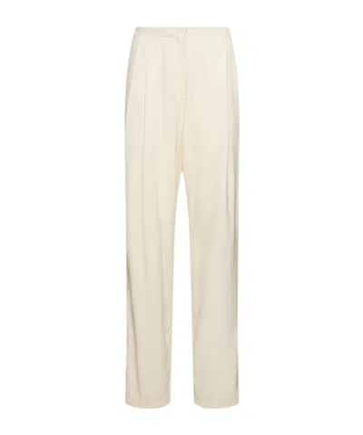 Tove Pleat Detail Track Pants In Neutral
