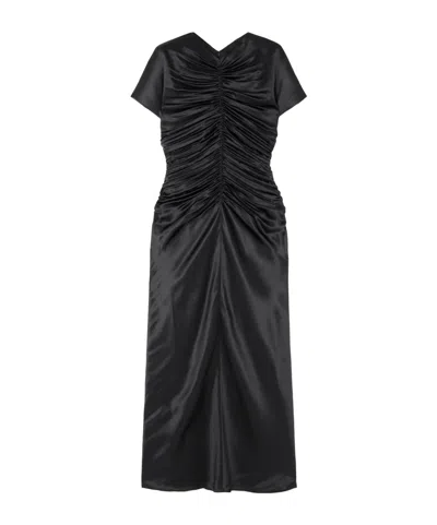 Tove Pleated Dress In Black