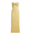 Tove Womens Light Sand Rachel Linen And Cotton-blend Maxi Dress In Beige