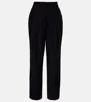 Tove Robena Virgin Wool Straight Pants In Black