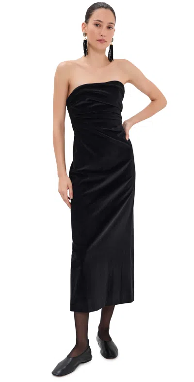Tove Sabella Velvet Dress Black