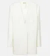 Tove Saunders Open-front Blazer In White