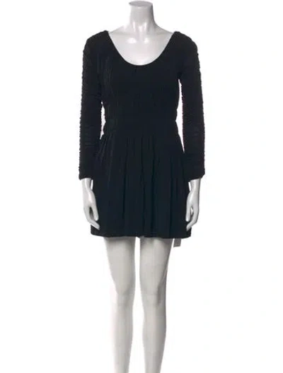 Pre-owned Tove Scoop Neck Mini Dress W/ Tags In Black