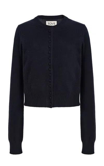 Tove Signe Cashmere Cardigan In Black