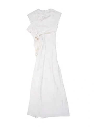 Pre-owned Tove Silk Long Dress W/ Tags In Neutrals
