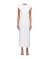 Tove Silk Midi Dress In White