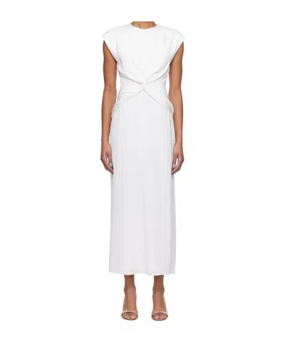 TOVE SILK MIDI DRESS