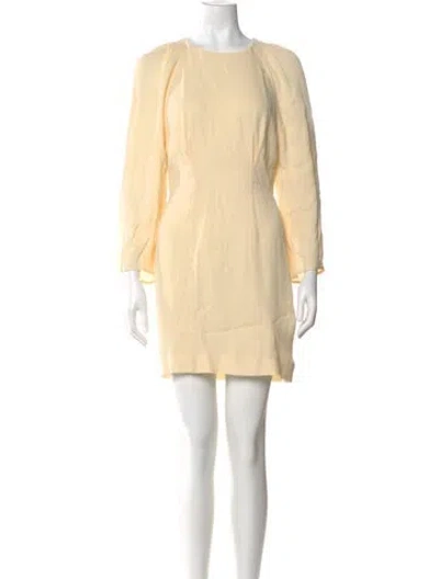Pre-owned Tove Silk Mini Dress In Neutral