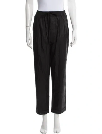 Pre-owned Tove Silk Straight Leg Pants In Black